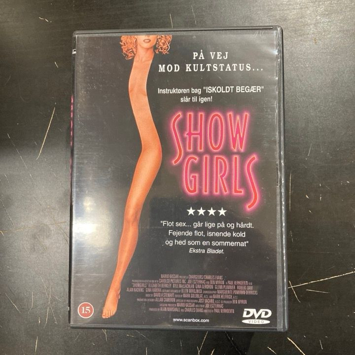 Showgirls DVD (VG/M-) -draama-